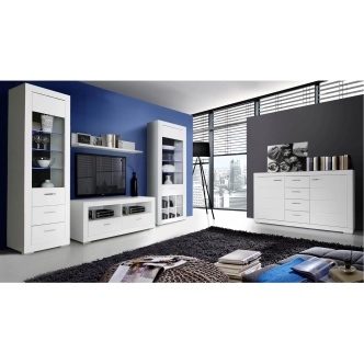 REMPART komoda 2D4S, bílá, 5 let záruka