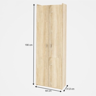 RILEY policová skříň, dub sonoma