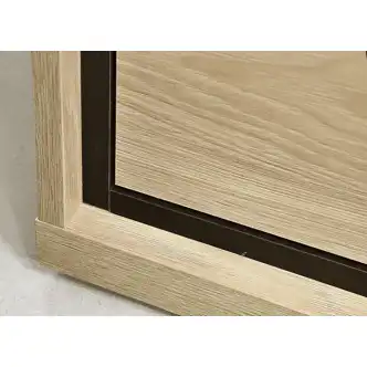 Rohová komoda IPPOLITO, dub hickory, levá