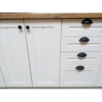 Rohová kuchyně MISAEL 390x250 cm, borovice andersen