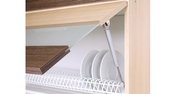 Rohová kuchyně RUTHIN 250x170, buk/bílý lesk