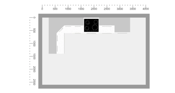 Rohová kuchyně SHAULA 315x140 cm, korpus grey, dvířka camel