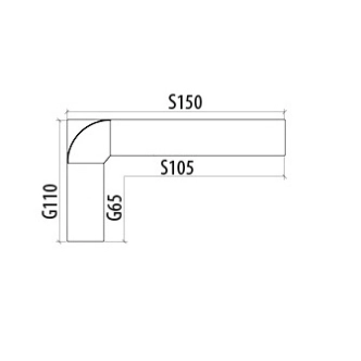 Rohová lavice CERRO, masiv borovice, moření: …