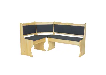 Rohová lavice MIANZIMU, masiv borovice, moření: …