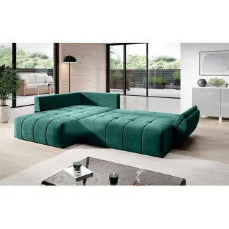 Rohová rozkládací sedačka GALLIPOLI, bordó