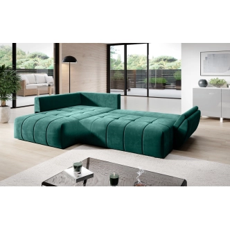 Rohová rozkládací sedačka GALLIPOLI, žlutá