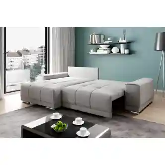 Rohová rozkládací sedačka RINASPIRI, béžová