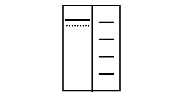 Rohová šatní skříň PULCHERIA, dub ribbeck