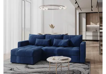 Rohová sedačka ALISTAIR L, modrá MI12