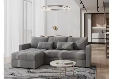 Rohová sedačka ALISTAIR L, světle šedá M90