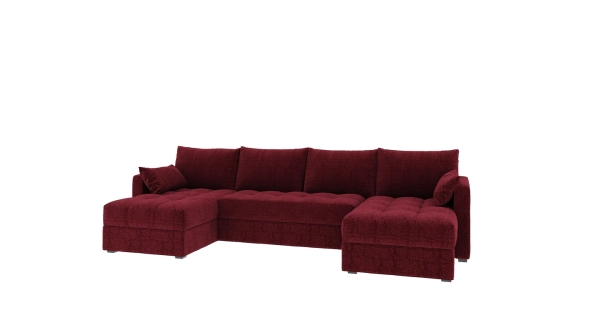 Rohová sedačka ALISTAIR U, bordó M63