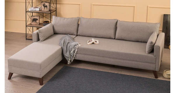 Rohová sedačka AMARA 1, levá, krémová