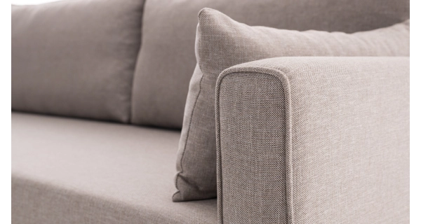 Rohová sedačka AMARA 1, levá, krémová