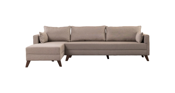 Rohová sedačka AMARA 1, levá, krémová