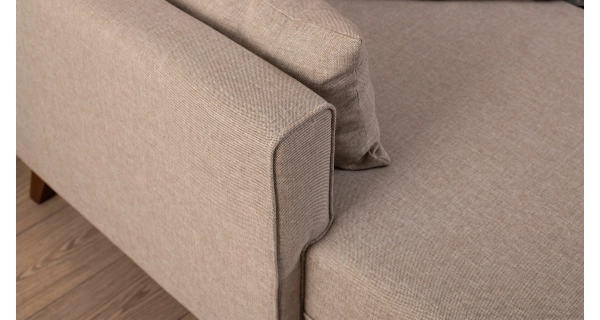 Rohová sedačka AMARA 2, levá, krémová