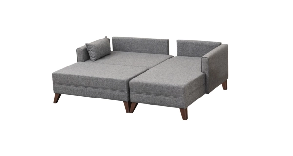 Rohová sedačka AMARA 2, pravá, šedá