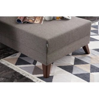 Rohová sedačka AMARA, levá, hnědá