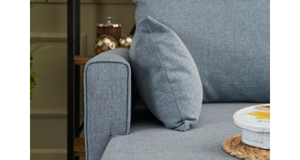 Rohová sedačka AMARA, levá, modrá