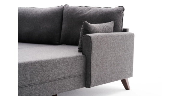 Rohová sedačka AMARA, pravá, antracit