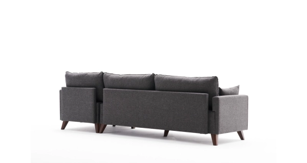 Rohová sedačka AMARA, pravá, antracit