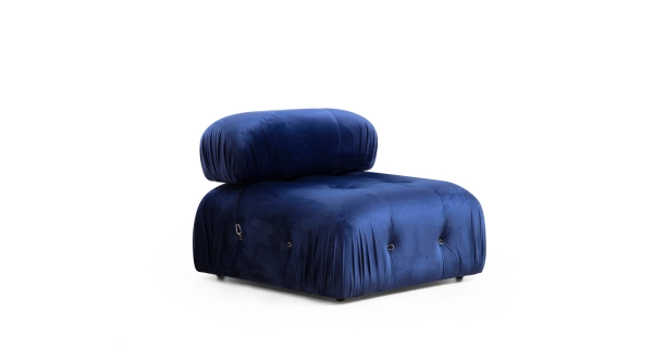 Rohová sedačka AMIENS, modrá