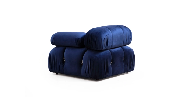 Rohová sedačka AMIENS, modrá