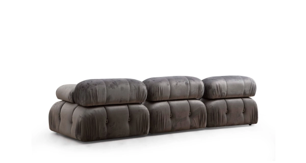 Rohová sedačka AMIENS, šedá