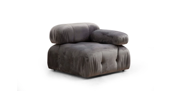 Rohová sedačka AMIENS, šedá