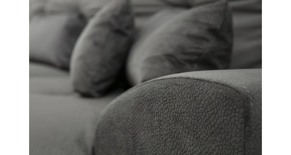 Rohová sedačka ATILLA, levá, antracit