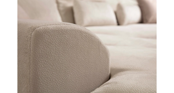 Rohová sedačka ATILLA, levá, krémová