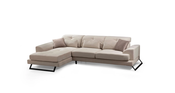 Rohová sedačka ATILLA, levá, krémová