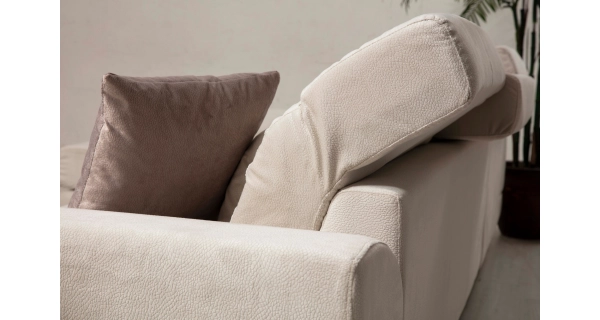 Rohová sedačka ATILLA, levá, krémová