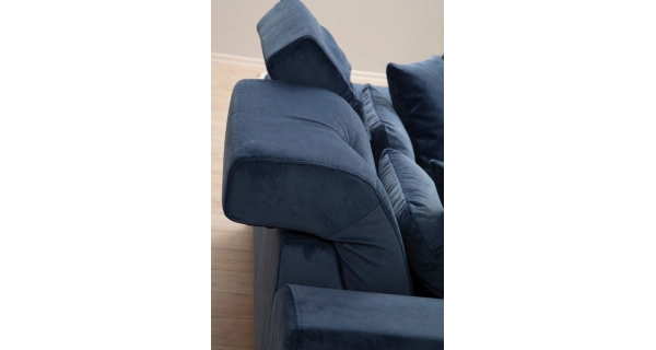 Rohová sedačka ATILLA, pravá, námořnická modrá