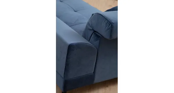 Rohová sedačka ATILLA, pravá, námořnická modrá