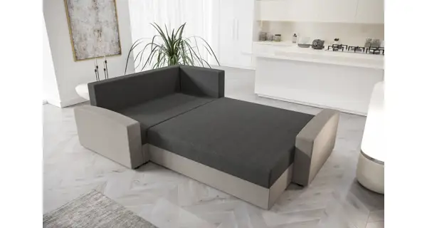 Rohová sedačka ATTIE PLUS, levá, černá/růžová