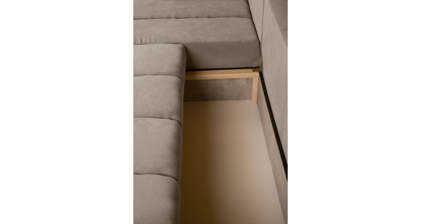 Rohová sedačka AVALOR L, černá MI17