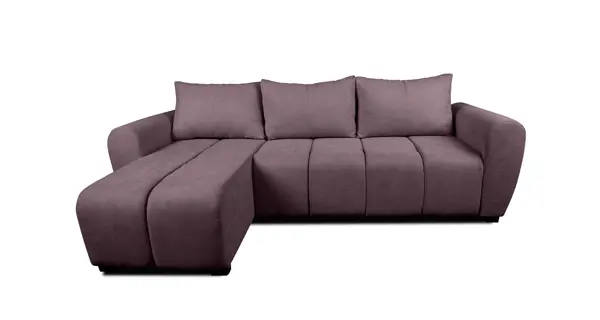 Rohová sedačka AVALOR L, fialová SO65