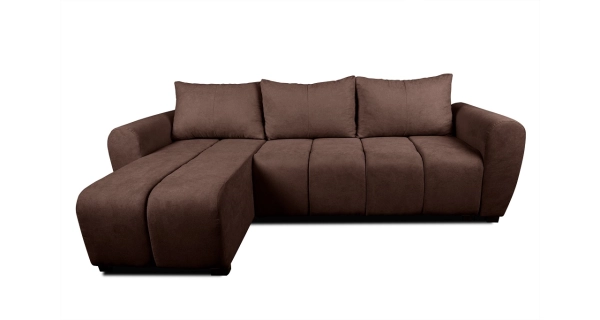 Rohová sedačka AVALOR L, hnědá SO28