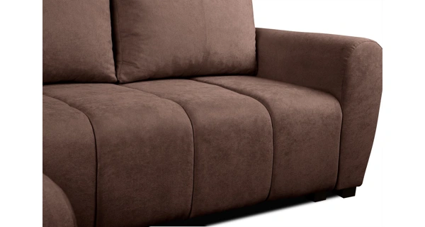 Rohová sedačka AVALOR L, hnědá SO28