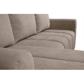 Rohová sedačka AVALOR L, světle hnědá SO23