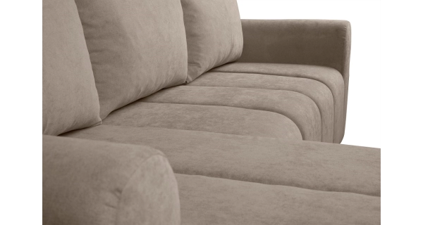 Rohová sedačka AVALOR L, světle hnědá SO23