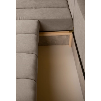 Rohová sedačka AVALOR L, světle hnědá SO23