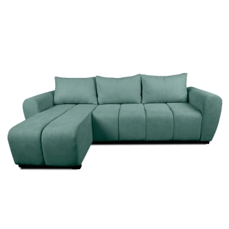 Rohová sedačka AVALOR L, zelená SO34