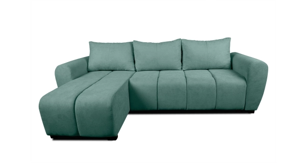 Rohová sedačka AVALOR L, zelená SO34