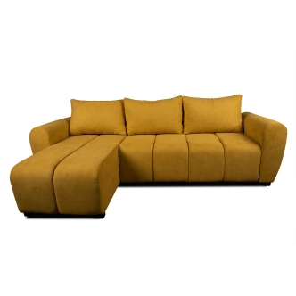 Rohová sedačka AVALOR L, žlutá SO40