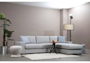 Rohová sedačka BETT 12, světle šedá