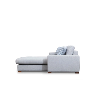 Rohová sedačka BETT 12, světle šedá