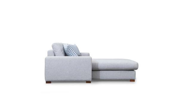 Rohová sedačka BETT 13, světle šedá