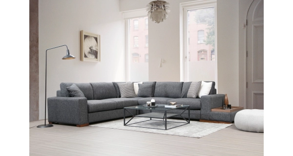 Rohová sedačka BETT 5, antracit