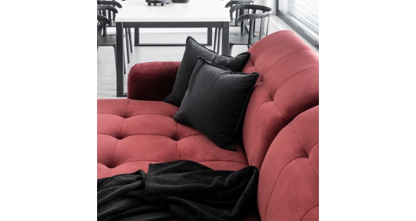 Rohová sedačka CLAVATA, levá, středně šedá